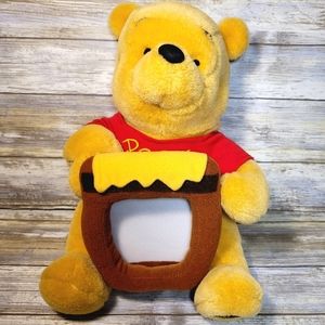 Vintage Disney World Winnie the Pooh Plush w/ Photo Frame